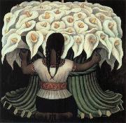 Series of Flower Diego Rivera